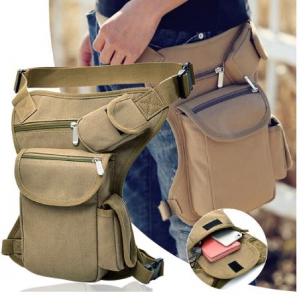 Praktische Ausritt-Tasche in Camel